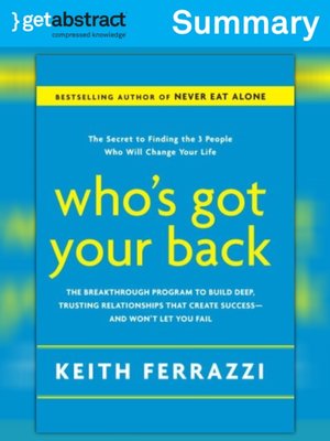 cover image of Who's Got Your Back (Summary)